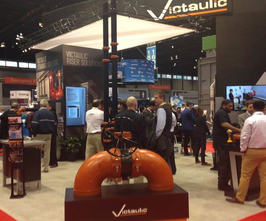 Victaulic Booth at the AHR Expo