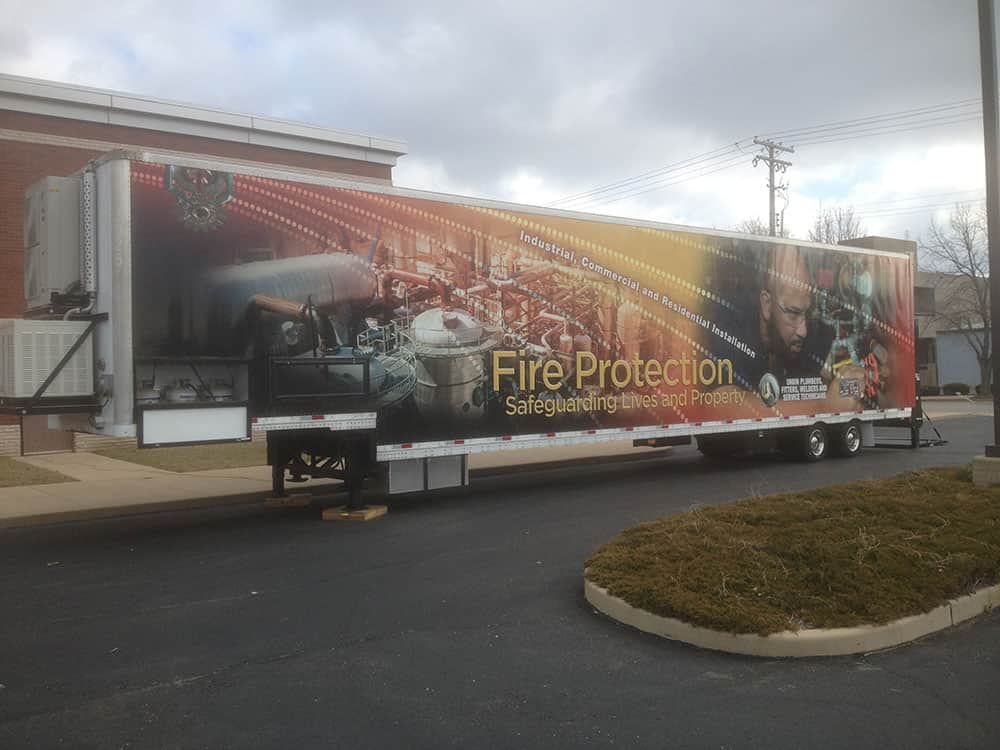 UA Fire Protection Training Trailer