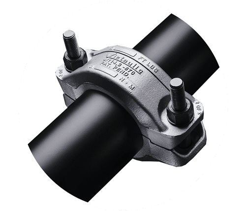 Style 870 Rigid Coupling connecting steam pipe