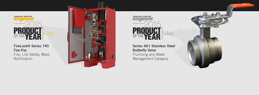 Victaulic Wins Gold and Silver Honors in Consulting-Specifying Engineer’s  2015 Product of the Year Awards