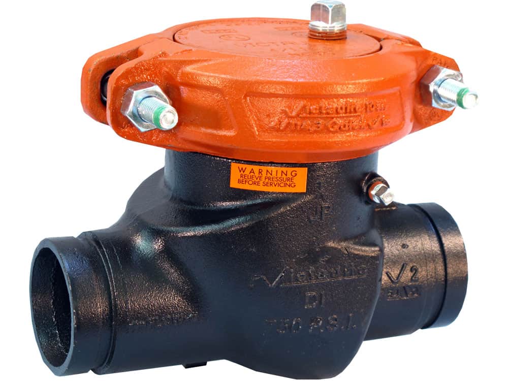 Victaulic Series 713 Swing Check Valve now has additional sizes - extended the size range to include 2- to 4-inch (50 to 100 millimeter) sizes
