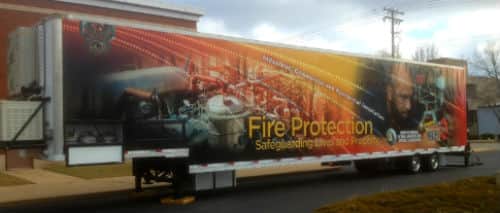 Fire Protection mobile training trailer