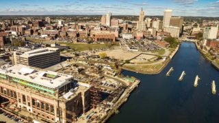 South Street Providence, RI - aerial view