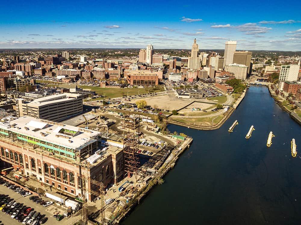 South Street Providence, RI - aerial view