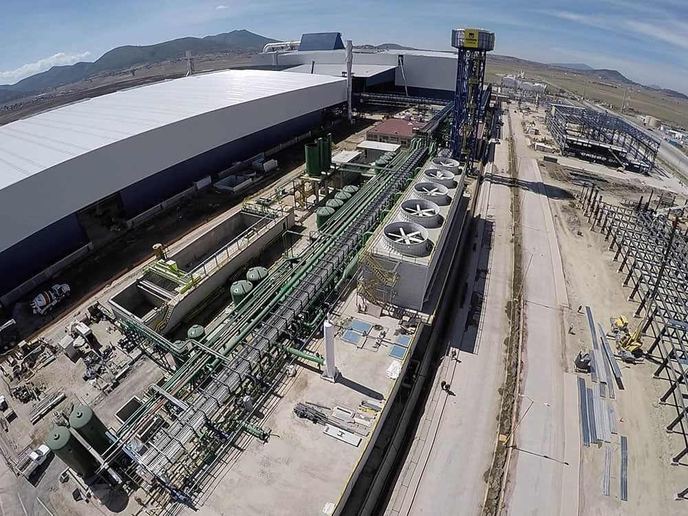 Gerdau Corsa Manufacturing Facility - Outside View - Uses Victaulic Vortex Fire Suppression System