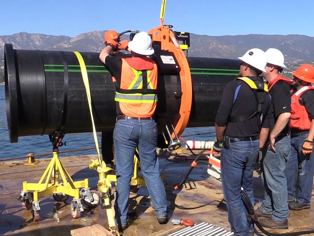 Subsea Pipe Preparation with Victaulic Coupling