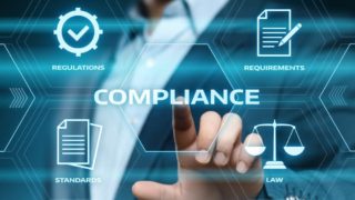 Compliance Rules Law Regulation Policy Business Technology concept.