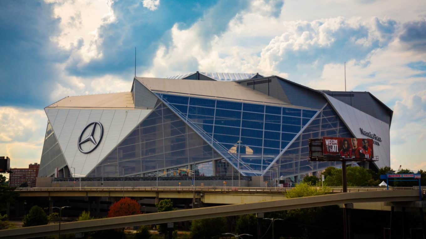 Mercedes Benz Stadium, Atlanta, Georgia (USA) – Innovative Leitungslösungen von Victaulic