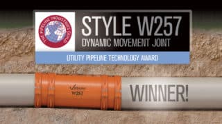 Victaulic W257 Dynamic Movement Joint Wins Pipeline Industry Guild “Utility Pipeline Technology Award”