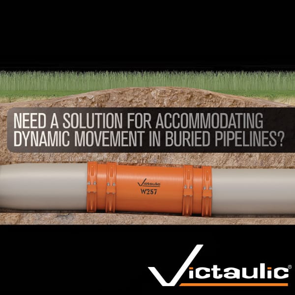 Accomodating for dynamic movement in buried pipelines