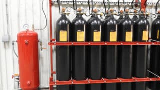 Victaulic Vortex Hybrid Fire Extinguishing System Nitrogen & Water Tanks