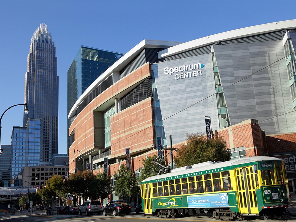 The Spectrum Center in North Carolina, USA remained operational during water system retrofit using Victaulic products