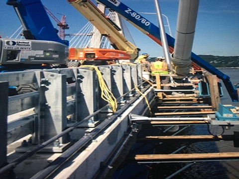 Project site - bridge level