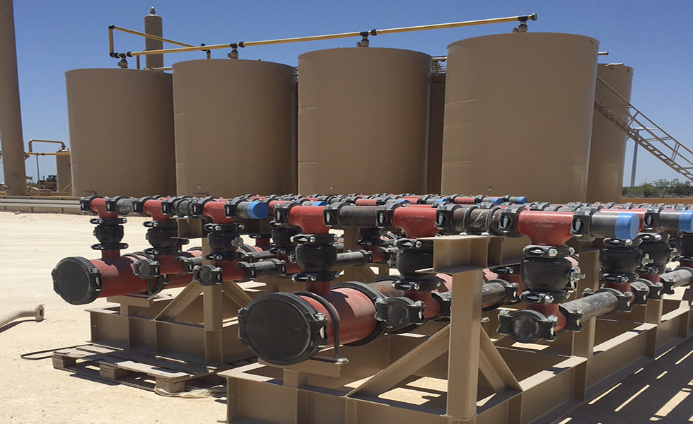 Permian Basin 油田生产设施主管装配安装