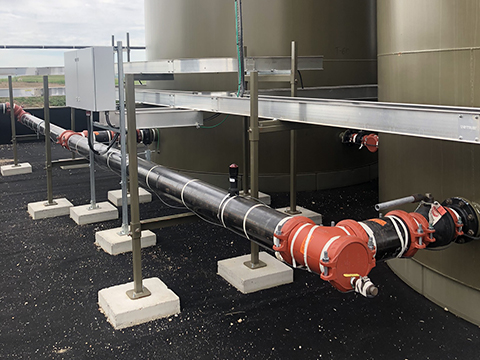 Soluciones de fabricación instaladas en la planta de eliminación de agua salada de Dakota del Norte