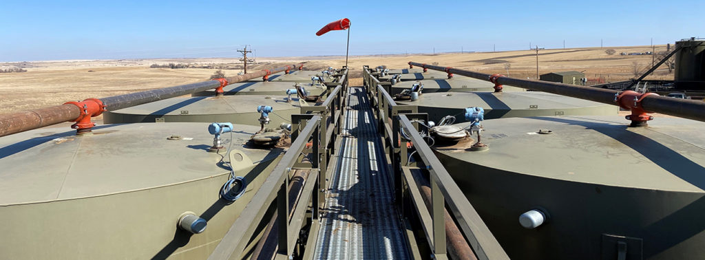 Vent Line Installation at North Dakota Production Facility