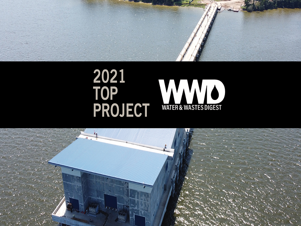 Northeast Water Purification Plant Intake Pump Station - Water & Wastes Digest 2021 Top Project