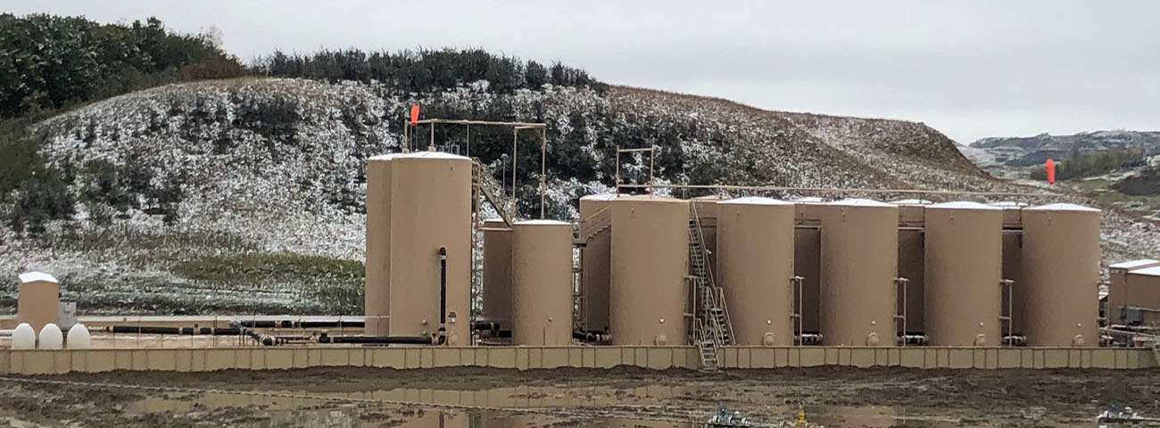 Crestwood Gondor Saltwater Disposal Facility Tank Farm