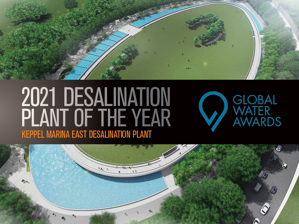 2021 Desalination Plant of the Year - Keppel Marina East Desalination Plant used Victaulic Infrastructure Solutions