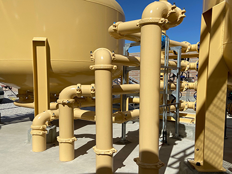 Water treatment pipeline