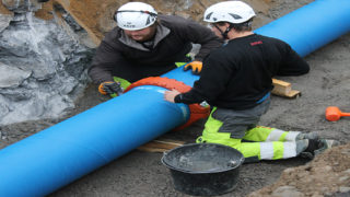 Strängnäs, Sweden drinking water pipeline project