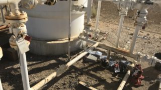 Tank battery piping maintenance project