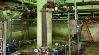 Dentro de la planta de tratamiento de aguas residuales de Somersworth