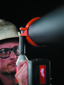 After some basic training, Victaulic couplings can be installed by anyone in a matter of minutes by simply fastening two bolts with a power tool