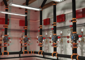 Series 769N Preaction Install - Fire Safety innovation in an electrical manufacturing facility fire protection project
