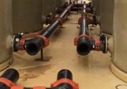 Victaulic high-density polyethylene pipe (HDPE) solutions at a new saltwater disposal (SWD) facility in northern Texas